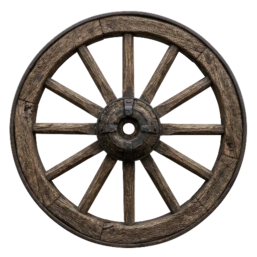 Wooden Wagon Wheel