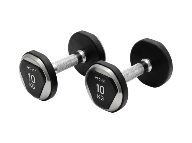 10 kg pro fit dumbbells
