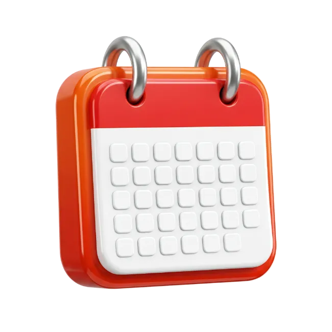3D Calendar Icon