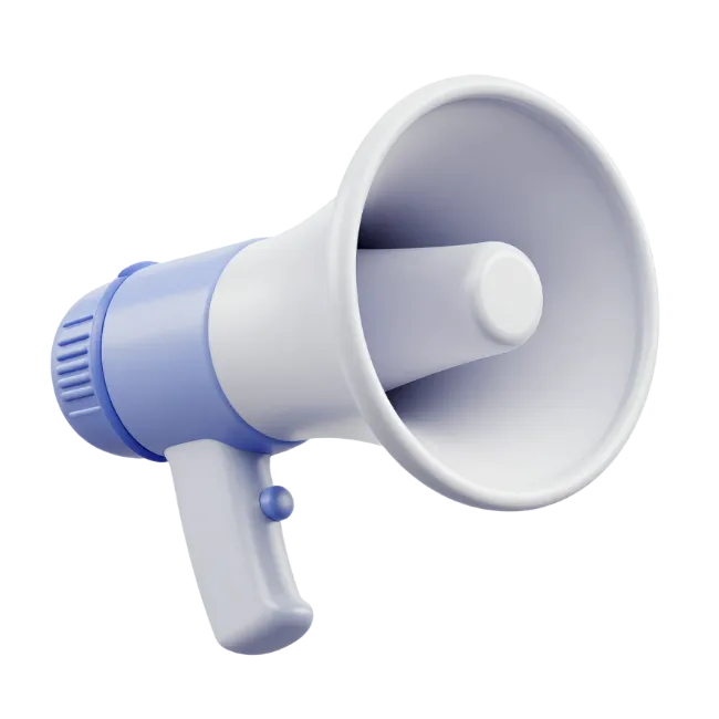 3D Megaphone Speaker