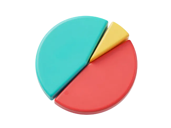 3D Pie Chart Graphic