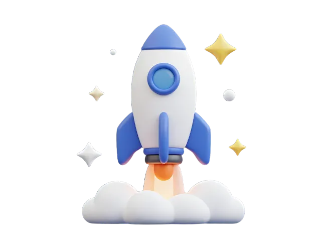 3D Rocket Launching with Clouds
