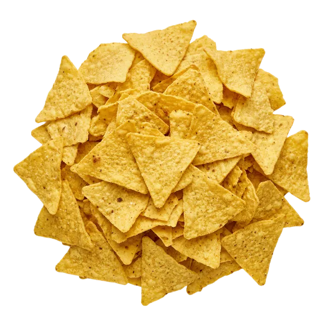 A Pile of Crunchy Tortilla Chips