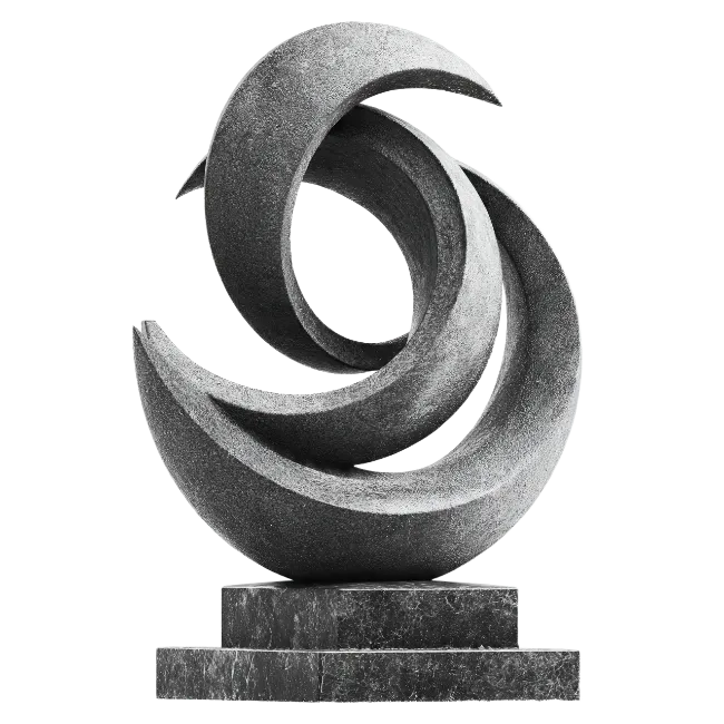 Abstract Stone Sculpture Art Piece