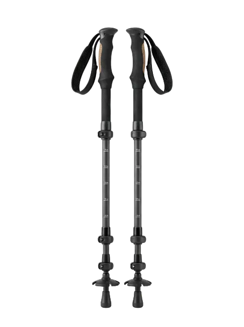 Adjustable Trekking Poles with Wrist Straps