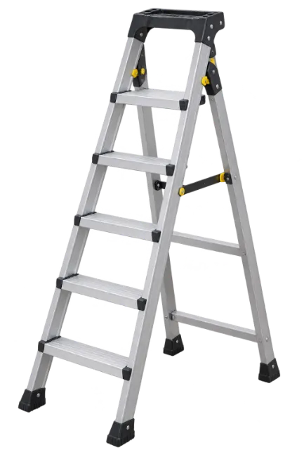 Aluminum Step Ladder Stock Image