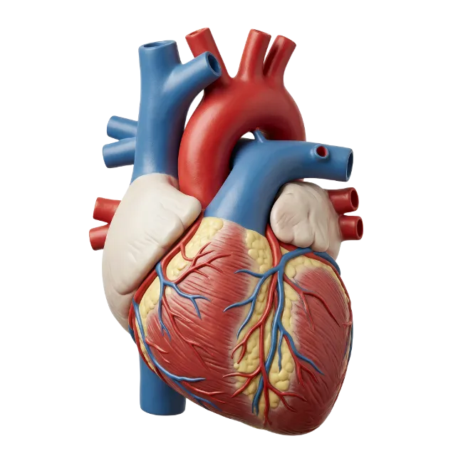 Anatomical Human Heart Model Isolated