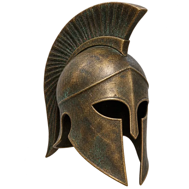 Ancient Greek Spartan Helmet