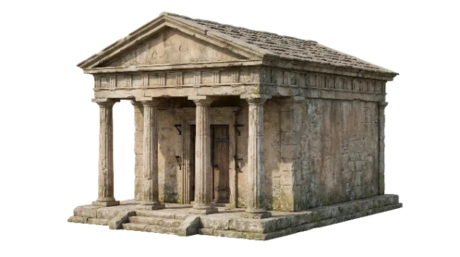 Ancient Greek Temple Building