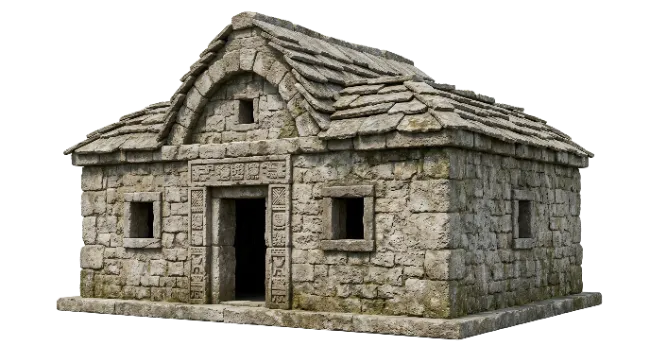 Ancient Stone House Architecture