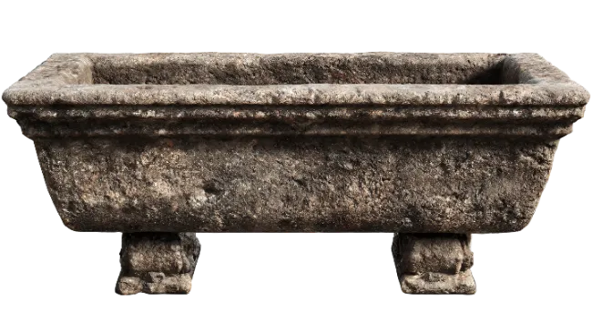 Antique Stone Planter Box
