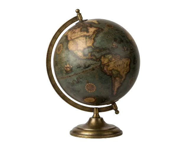 Antique World Globe