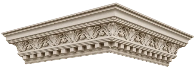 Architectural Crown Molding Corner Ornament