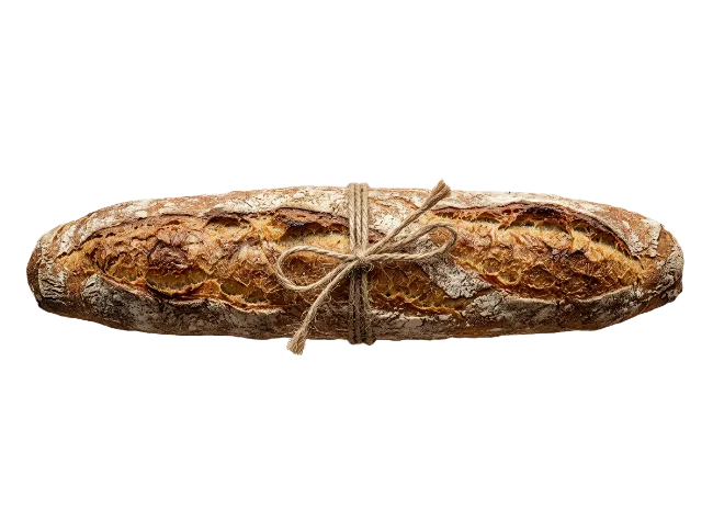 Artisan Bread Loaf Tied with Twine