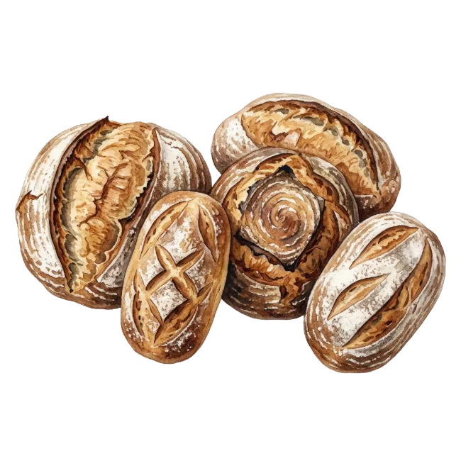 Assorted Artisanal Bread Loaves