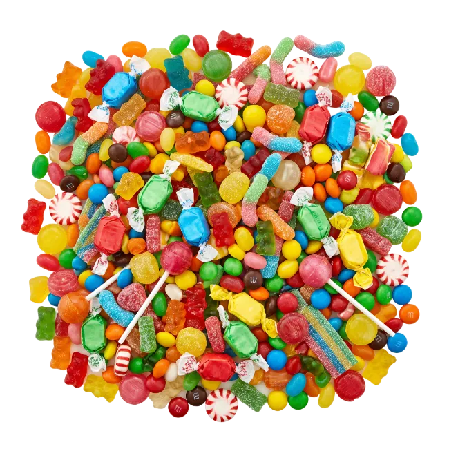 Assorted Colorful Candies and Sweets
