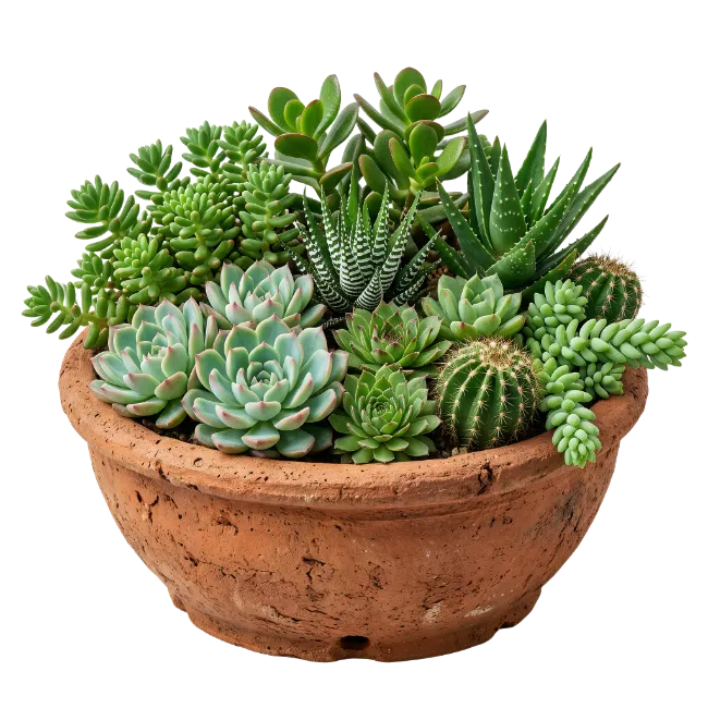 Assorted Succulents in Terracotta Pot