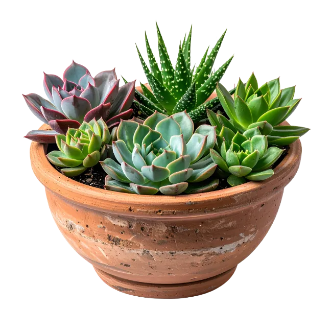 Assorted Succulents in Terracotta Pot