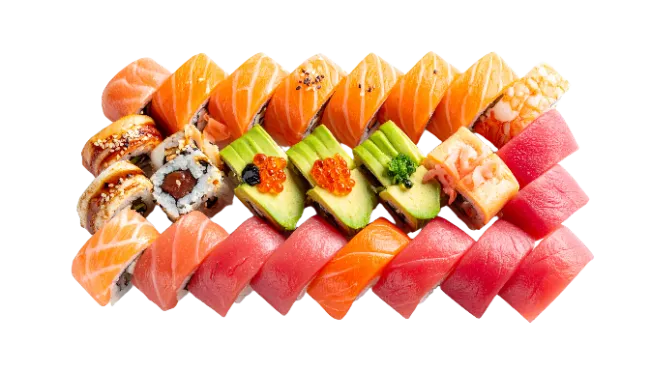 Assorted Sushi Rolls Platter