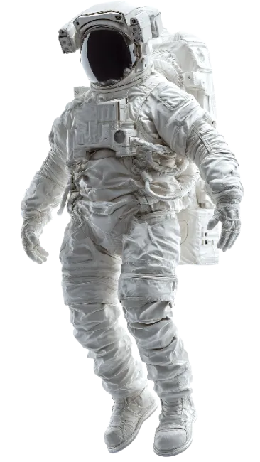 Astronaut in White Spacesuit