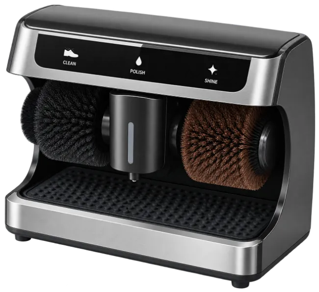 Automatic Electric Shoe Shine Machine with Brushes