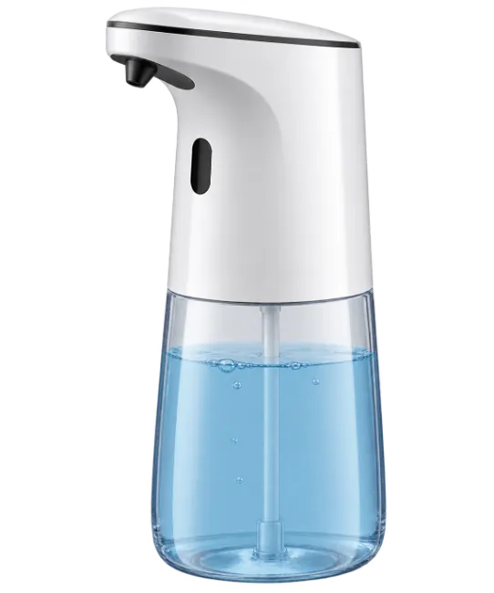Automatic Soap Dispenser with Blue Liquid