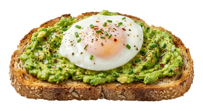 Avocado Toast With Fried Egg