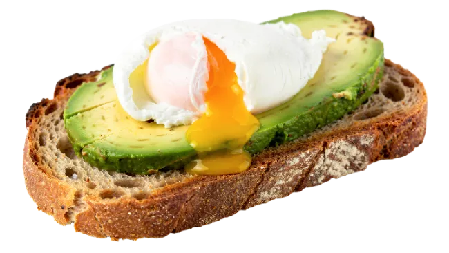Avocado Toast With Poached Egg