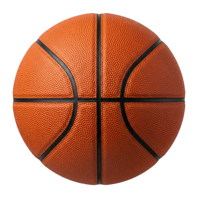 Basketball Ball Isolated on White Background