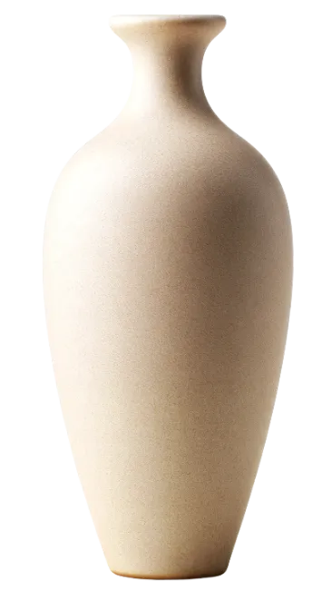 Beige Ceramic Vase