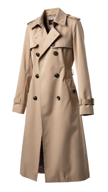 Beige Trench Coat for Women
