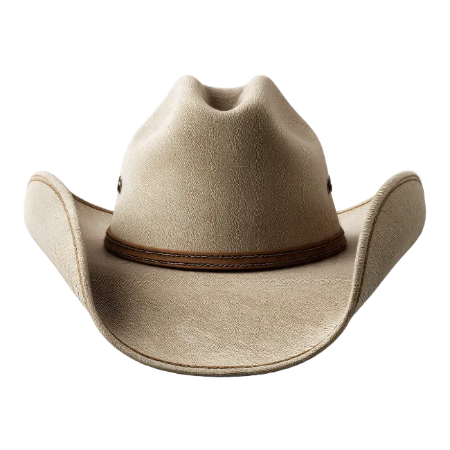 Beige Western Cowboy Hat
