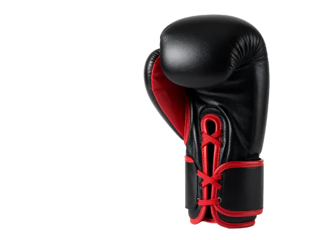 Black and Red Boxing Glove