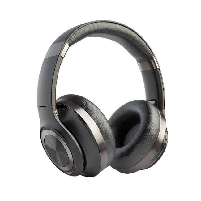 Black and Silver Over-Ear Headphones