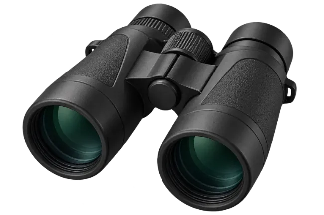 Black Binoculars Optical Equipment