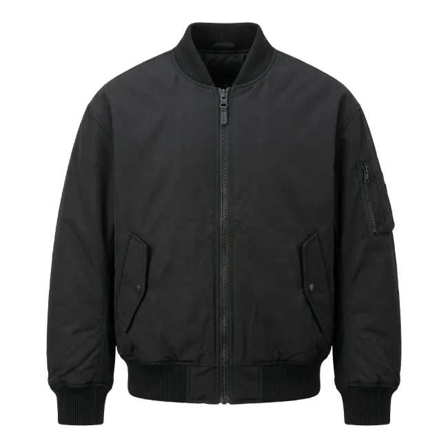 Black Bomber Jacket