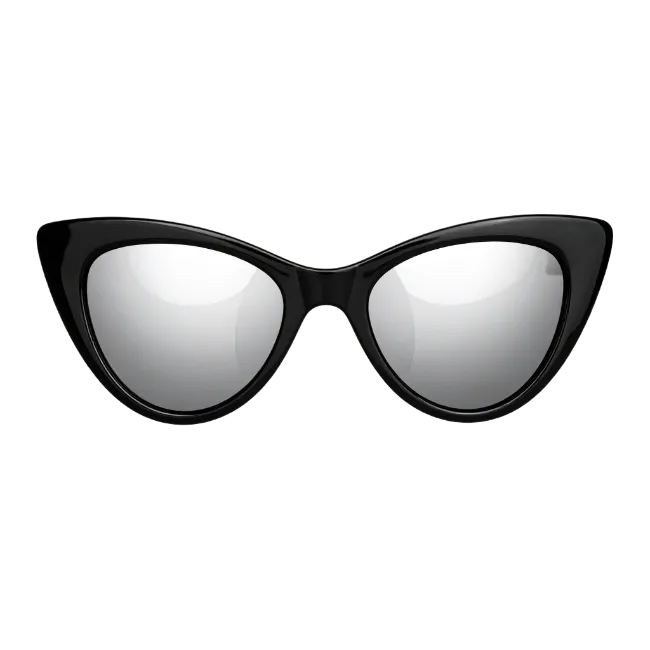 Black Cat Eye Sunglasses