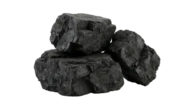 Black Coal Rocks Pile