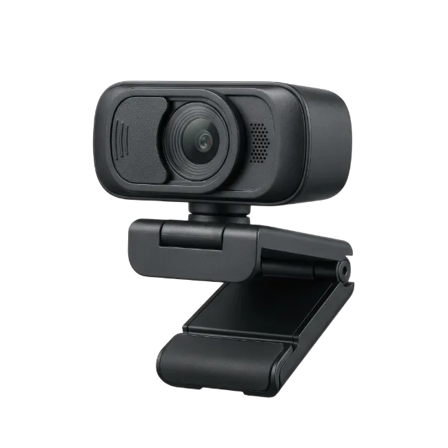 Black Computer Webcam Isolated