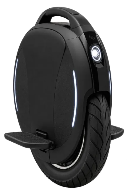 Black Electric Unicycle with Headlight