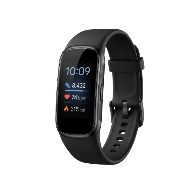 Black Fitness Tracker Smartwatch