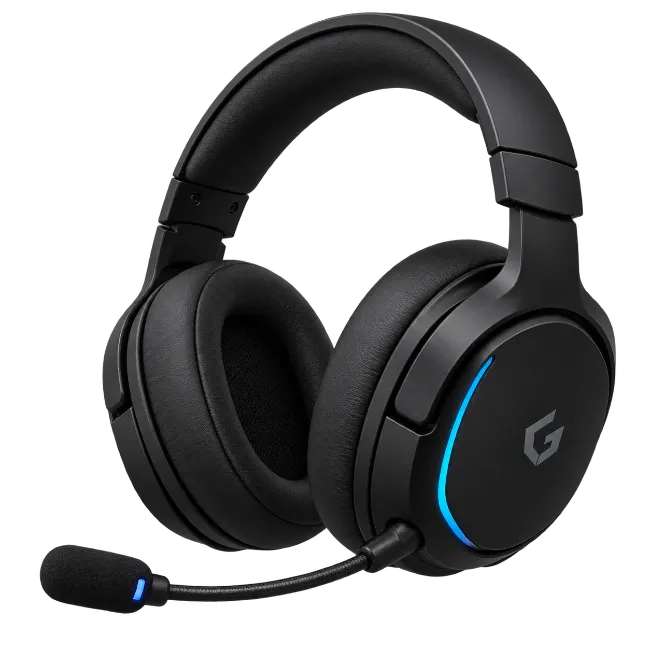 Black Gaming Headset with Microphone