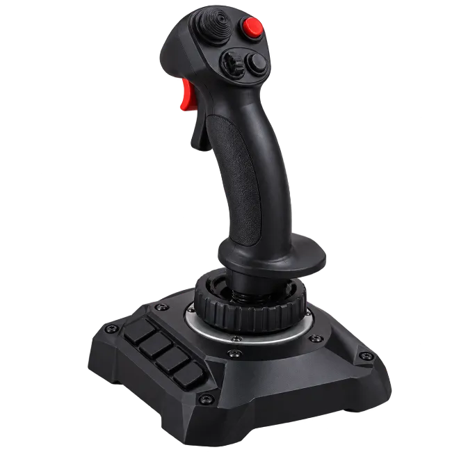 Black Gaming Joystick Flight Controller
