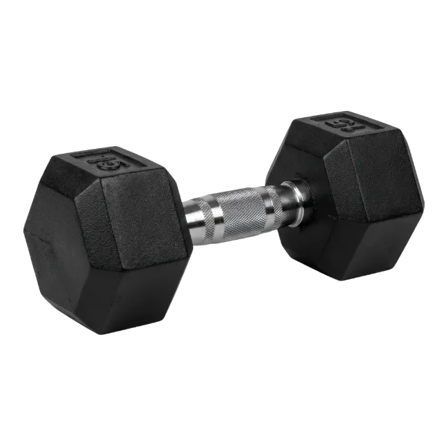 Black Hex Dumbbell Weight