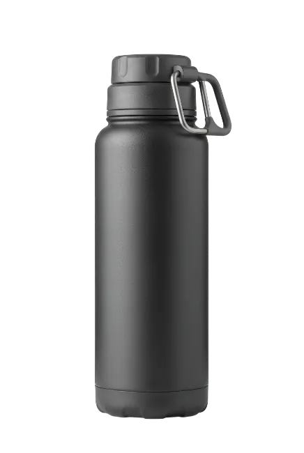 Black Insulated Water Bottle