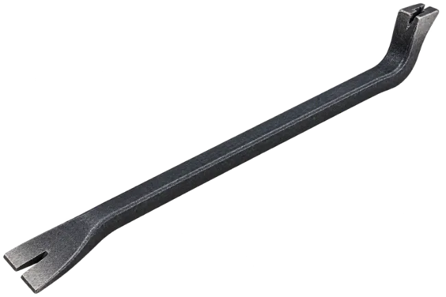 Black Metal Crowbar Tool