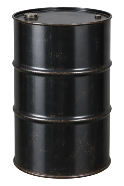 Black Metal Industrial Drum