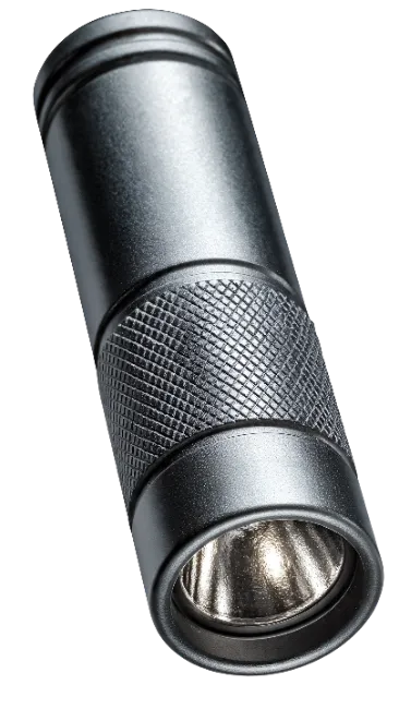 Black Metal LED Flashlight