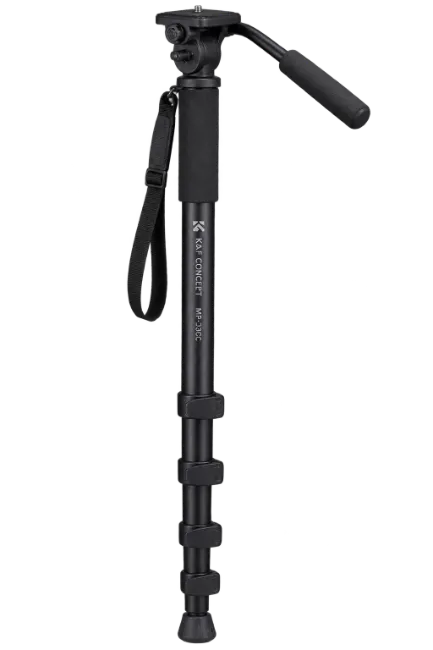 Black Monopod Camera Stand