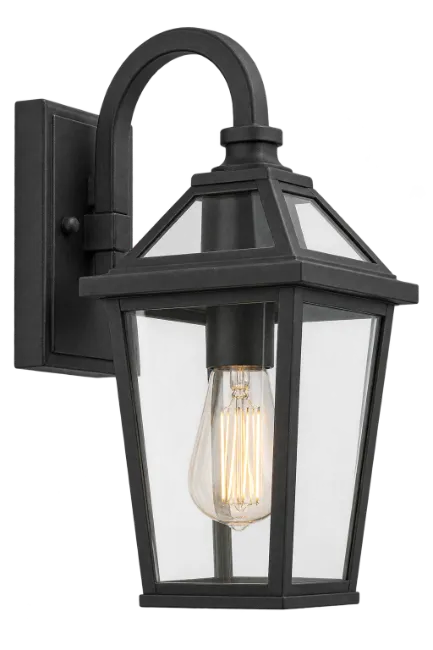 Black Outdoor Wall Sconce Light Fixture